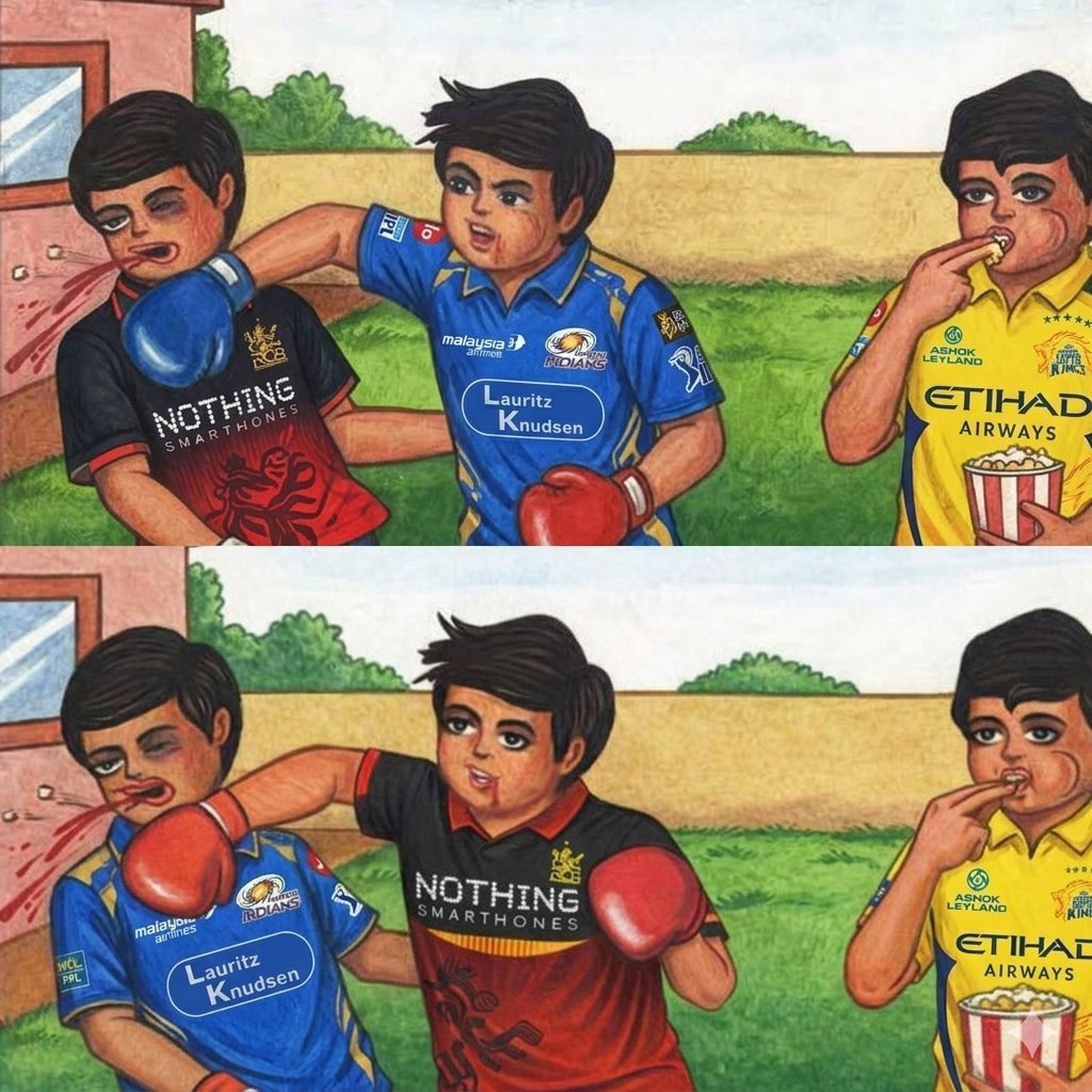 Me watching MI and RCB fans 😂
#MIvsRCB