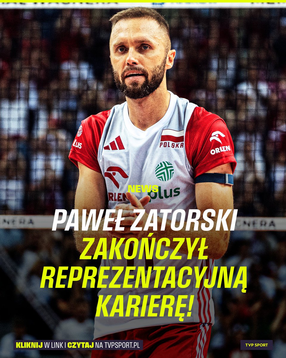 𝐋𝐄𝐆𝐄𝐍𝐃𝐀 𝐫𝐞𝐩𝐫𝐞𝐳𝐞𝐧𝐭𝐚𝐜𝐣𝐢 𝐏𝐨𝐥𝐬𝐤𝐢... 🇵🇱👏

Skończył karierę po 16 latach 👉 sport.tvp.pl/92590451/