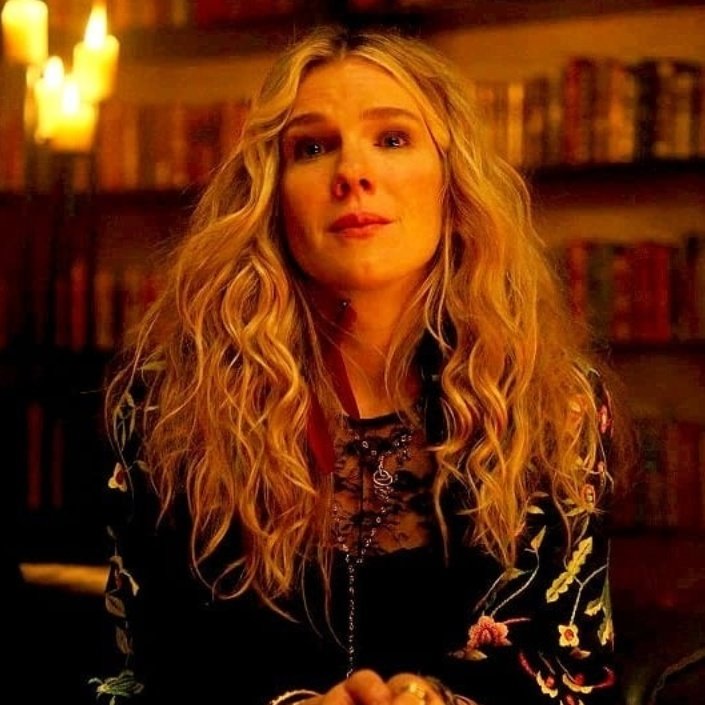 she?                       is in love with her