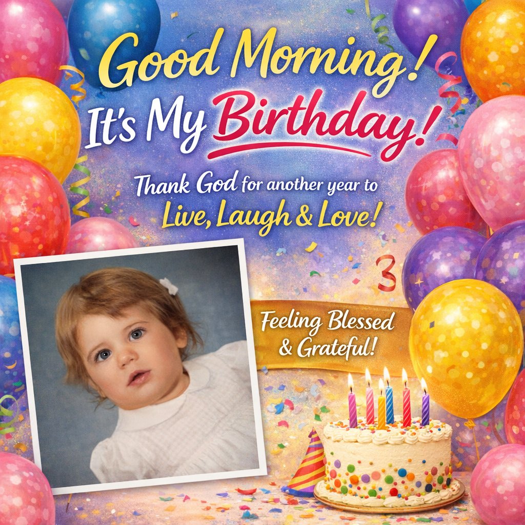 NatalieTX2025's tweet image. ✨ Happy Sunday &amp;amp; Happy Birthday to Me ✨

Feeling extra grateful today, for life, love, lessons, and the beautiful souls I get to share it with. 💖

Here’s to another year of growth, joy, and blessings on blessings. 🌸😊🙏🏻🎂
#GratefulHeart  #BlessedAndThankful