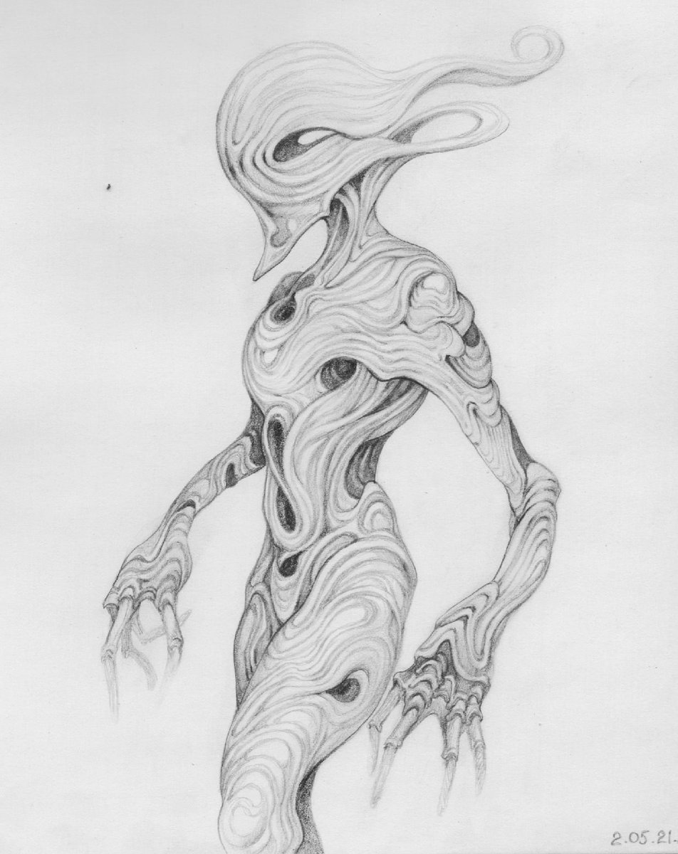 AzillotOB's tweet photo. Here are some of my old sketches from 2021. Cosmic and abstract chthonic.
#sketches #draw #painting https://t.co/RLw2rYKC1o