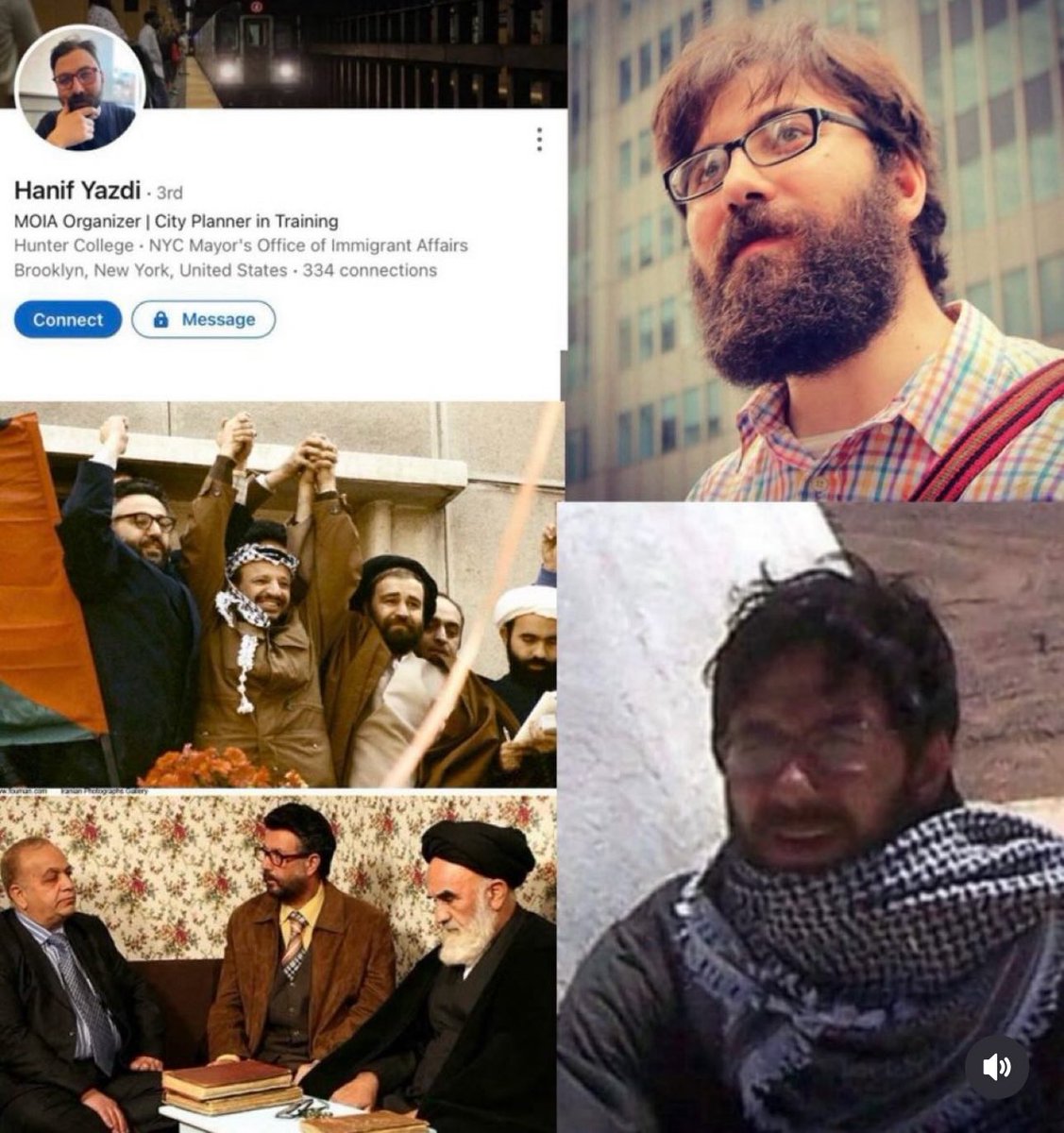 AryanFlame25's tweet photo. Hanif Yazdi, who works at the Zohran Mamdani New York City Mayor’s Office, is the grandson of Ebrahim Yazdi: an Islamist and close associate of Ruhollah Khomeini who played a prominent role in the Islamic Revolution. Ebrahim Yazdi proposed the establishment of Quds Day in Iran and was involved in shaping the Islamic Republic’s relations with Hamas.

Hanif collaborates with NIAC, an organization involved in advancing the interests of the Islamic Republic in the United States.

These individuals do not appear out of the blue; they have a vision and a mission, and they are here for a reason. The Mayor’s Office in New York City is increasingly becoming a headquarters that consistently connects state and mosque.
