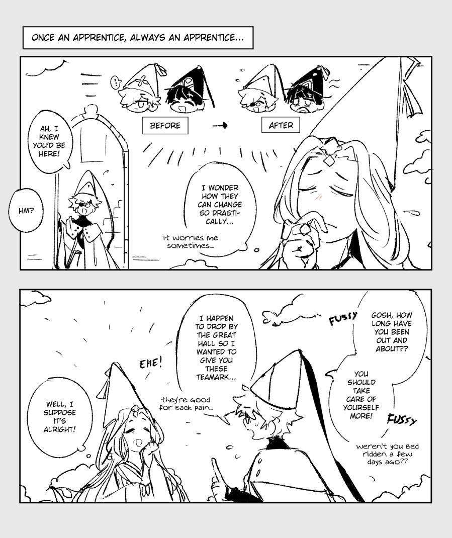 Beldaruit and qifrey #witchhatatelier #Δ帽子