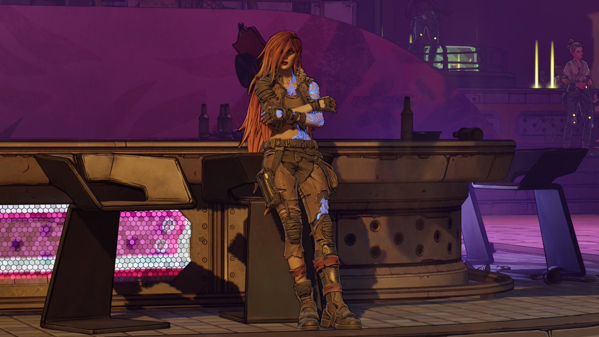 ThunderousOne2K's tweet image. We got a first look at Becky Lynch as 'The Firehawk' Lilith from Borderlands 4!

She looks badass but I hope her firehawk wings are just for her entrance.

#WWE2K26 #Borderlands
