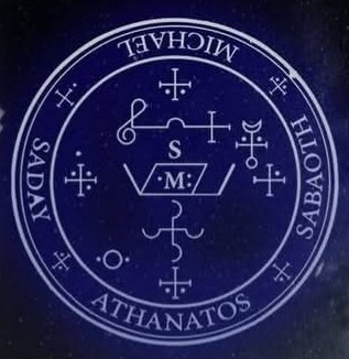 He aquí el Sello del Arcángel Miguel, su sola presencia ofrece protección de todo tipo. Ponlo en la puerta de entrada de tu hogar, habitación y sitio de trabajo. También úsalo en tu teléfono y objetos de comunicación, tus cuentas de redes sociales.