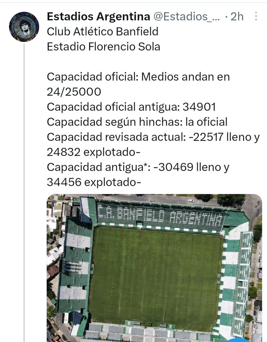 EPBanfield1896's tweet photo. #Banfield nunca tuvo necesidad de mentir con su capacidad.
No pasa lo mismo con los vecinos que sufren problemas de inseguridad.
Cuando no habilitan el codo visitante su capacidad local es similar a la nuestra, pero ningún pingüino te lo va a reconocer. https://t.co/vU6cfJs894