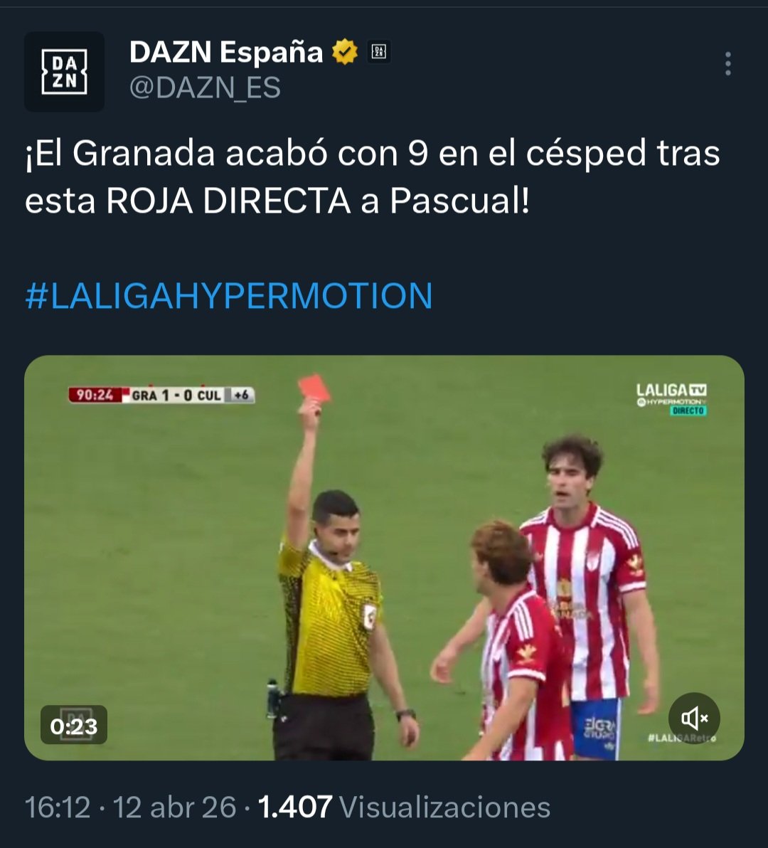 Ojo! <a href="/DAZN_ES/">DAZN España</a> ha puesto dos vídeos del arbitraje del partido. Imaginad cuales han sido 🤣🤣🤣

Tranquilos que ya nos vamos