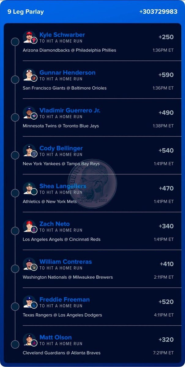 10¢Parlay 🪙 tweet media