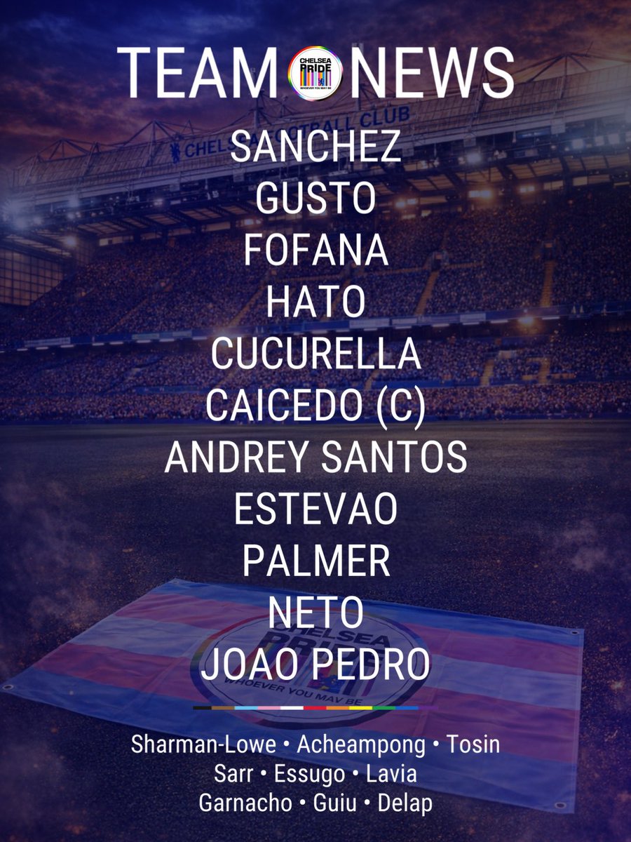 ChelseaPride_'s tweet image. Team news. Let’s go Chelsea 💪🏻

#CFC | #KTBFFH | #WhoeverYouMayBe