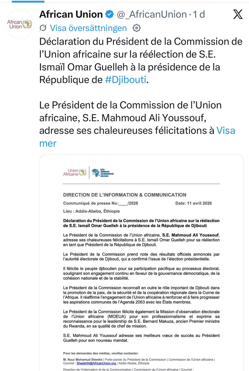 Houssein Ahmed Gortaque tweet media