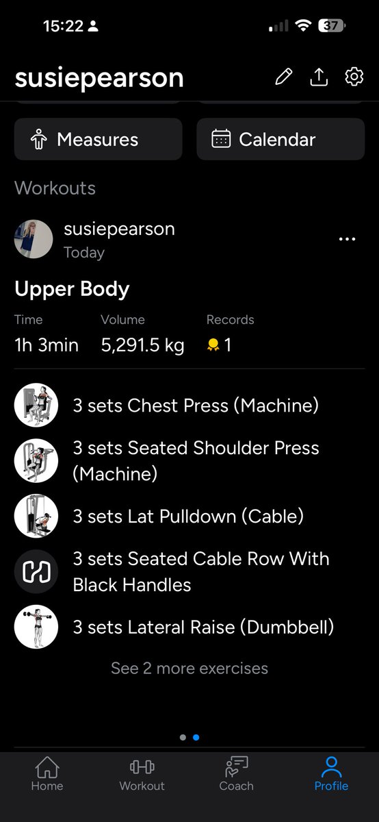 Susan2333's tweet photo. Good gym session this morning, am I aching yes.. do I want to kill my personal trainer since he’s trying to kill me…. Yes 🤣🤣🤣🤣 👌🏼 https://t.co/hAQq2RUJJv