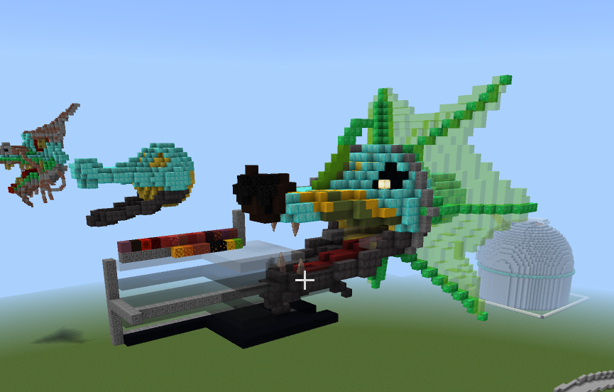 JenniFire6's tweet photo. Working on some Dragons @GamersOutreach @LinahunGaming @TrulyBedrock https://t.co/XKBRAH99Ev