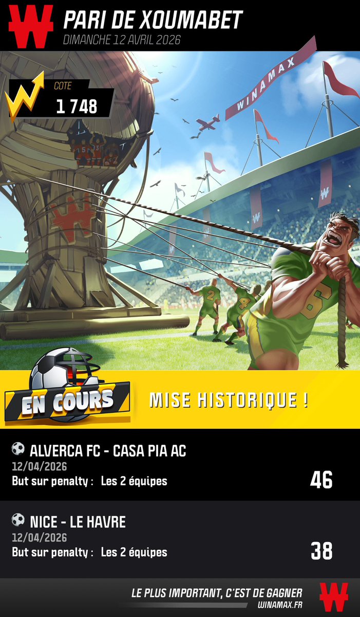 XoumaBet tweet media