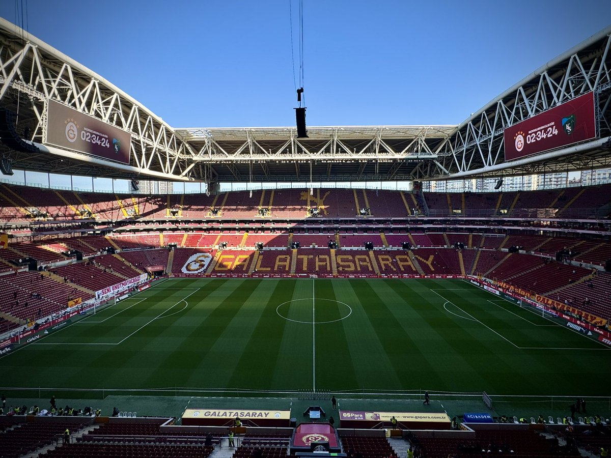 forzacimbom's tweet image. 🏟️ Galatasaray - Kocaelispor maçı öncesi Ali Sami Yen Rams Park’ta son durum.

#KONSANTRASYON