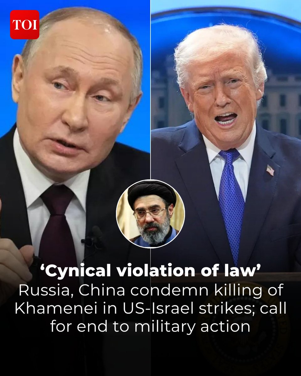 timesofindia's tweet image. Amid escalating tensions in the Middle East, Vladimir Putin offers to mediate peace during a call with Iran’s president, signalling renewed diplomatic efforts as the Israel-Iran conflict continues to unfold.

Read more 🔗  toi.in/abcde

#IsraelIranWar #MiddleEast