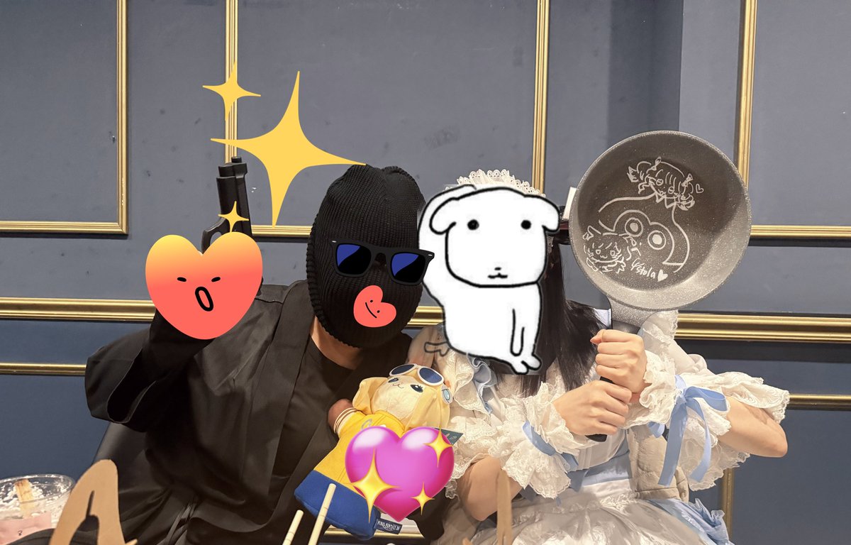 MabooKoko's tweet photo. #황금연_후기
협력으로 함께 했던 마부입니다!

<보이는 발>이라는 이름으로 참여했습니다
오랫동안 좋아하던 장르의 첫 일펍이라서 많이 떨렸네요 ㅎㅎ

컨셉질한다고 복면까지 쓰고 갔는데 스탭분들이랑 같은 테이블분들이 웃어주셔서 즐거웠어요!
😁😁💗

이렇게 멋진 일펍 열어주셔서 감사합니다! https://t.co/8NdVG9in06