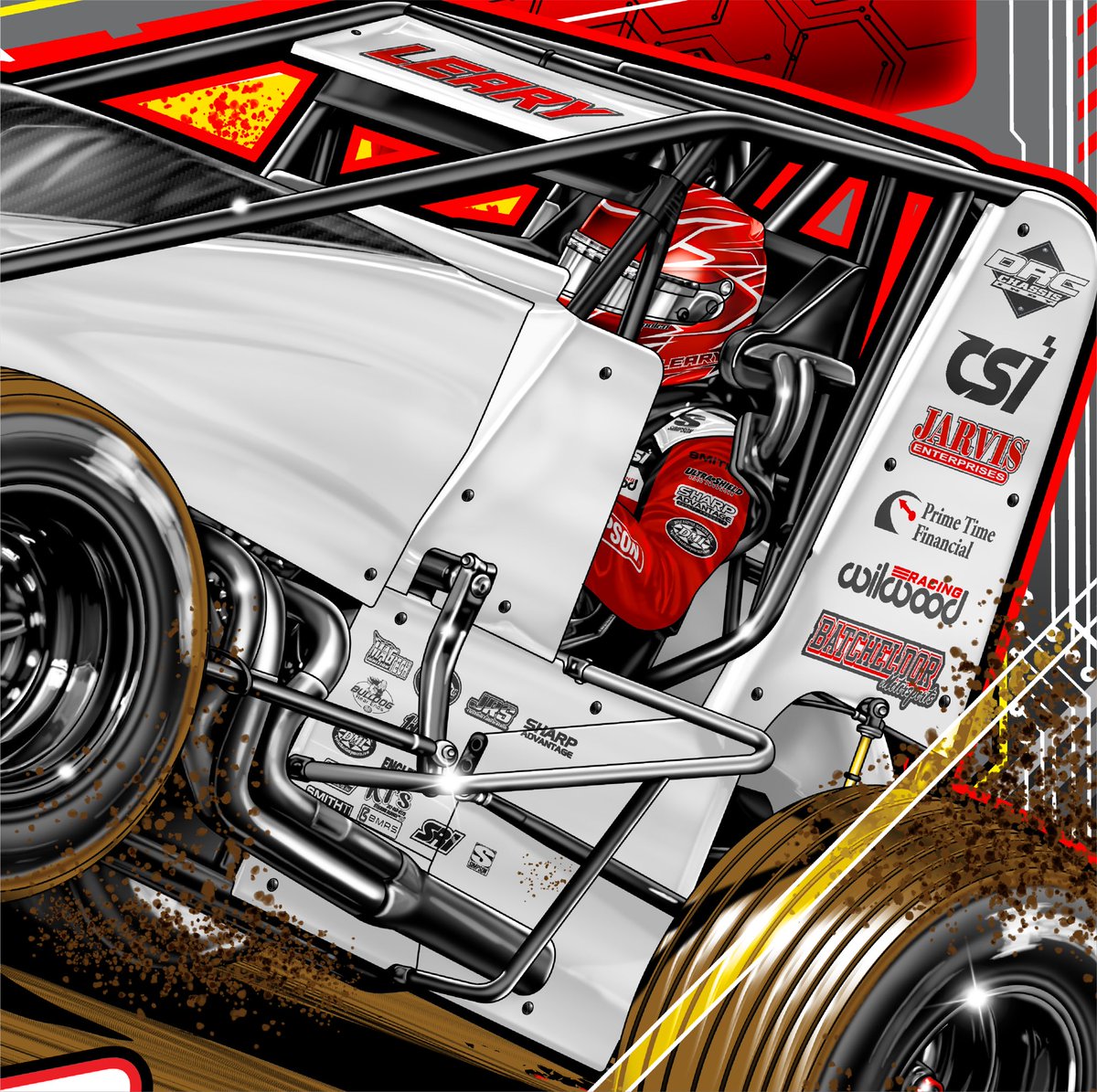 FastTimeStudios's tweet photo. Had @four10merch turn on the bat signal for this to make sure @cj_leary had new merch for the @braydenfox53 this weekend! If you’re headed out tonight for the @usacnation race, stop by the Four 10 Merch trailer and pick one of these up or shop online at https://t.co/oM2SjdOw0N https://t.co/YAi3Cw8bFo