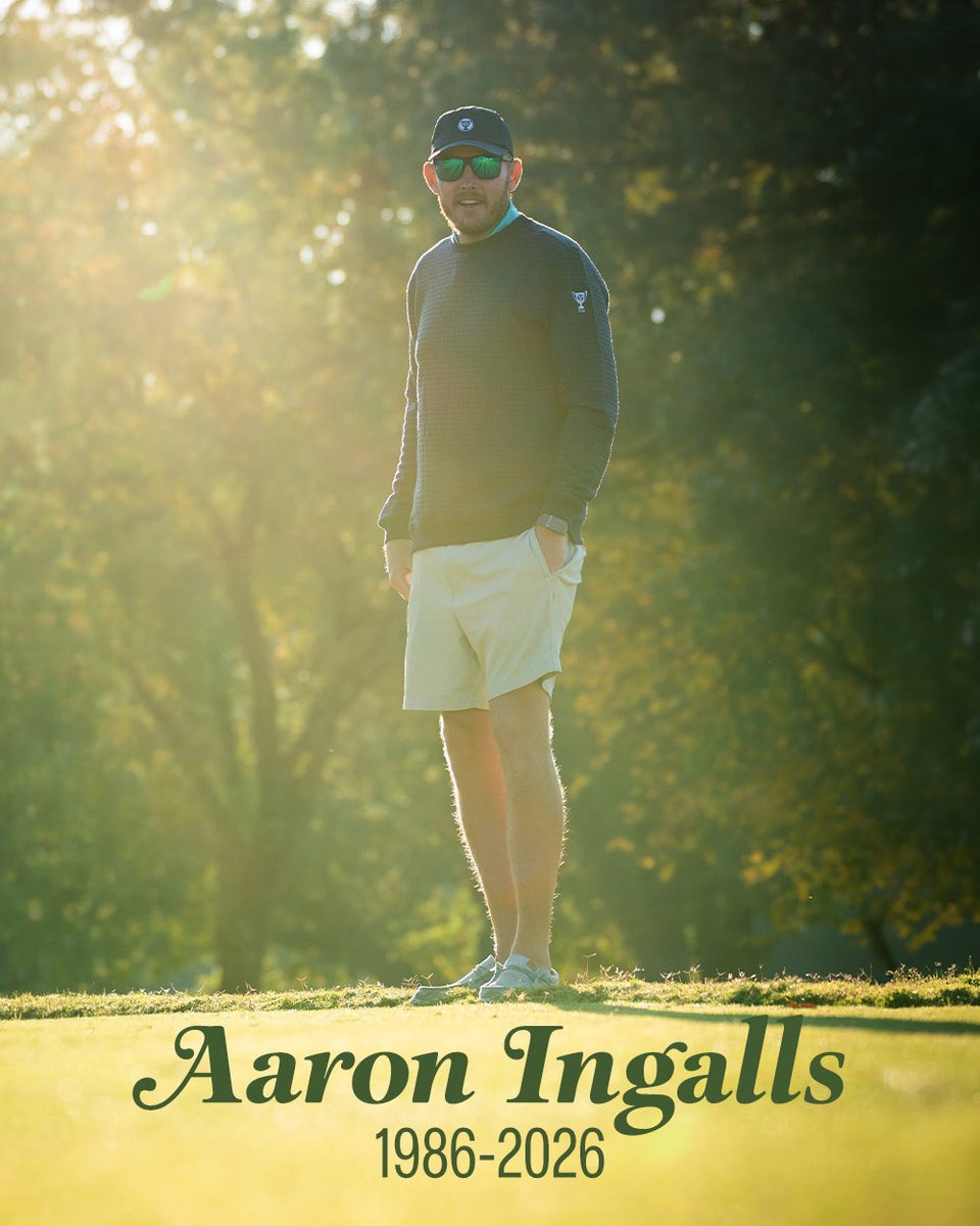 TNgolf's tweet photo. It is with heavy hearts we share Aaron Ingalls has passed away. 

A loving father, friend and golfer, Aaron was surrounded by loved ones in his final moments. The Tennessee Golf community mourns his passing and sends our love and support to his family. https://t.co/huEE5GF4yZ