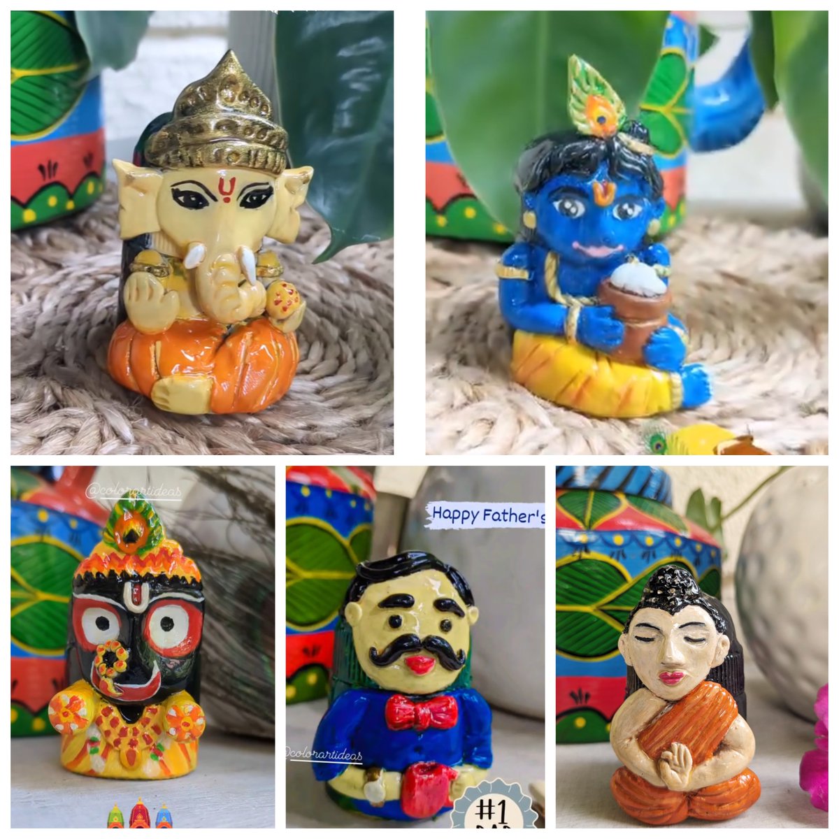 PoetryPragyas's tweet image. Clay creations by me..

#clayart #miniature #bottleart 

#theme_pic_India_clayart