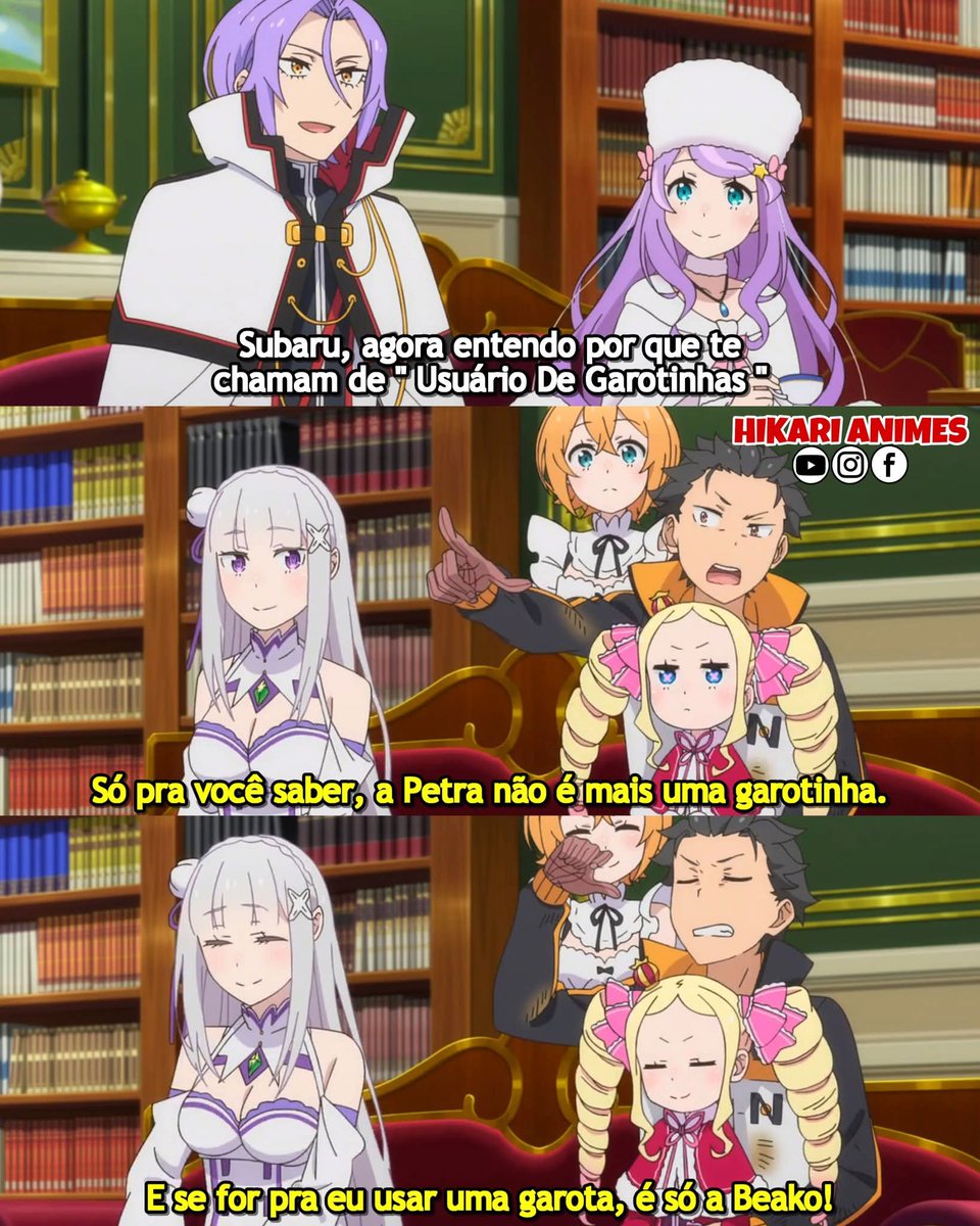Sumi mais voltei! kkkk

Mano, o coitado do Subaru sempre com esse título esquisito kkk