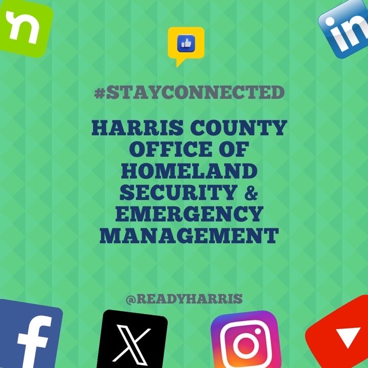 ReadyHarris's tweet image. Think emergencies are just someone else’s problem? 😏 Think again! 🚨
Got a friend new to the county? Make sure they follow us for preparedness tips and safety updates to stay ready for anything. Staying prepared has never been this easy or this fun! 😎 #StayConnected