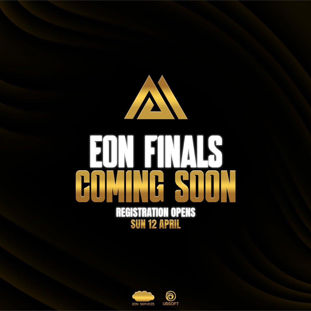 EON_Series_R6's tweet photo. We are happy to announce the EON FINALS 2026🎉
📌Open Qualifiers on May 23rd &amp; May 30th
📌Closed Qualifier on May 24th, 26th &amp; 28th
📌Last Chance Quals on May 31st
More information on https://t.co/GXbVKHLwMT https://t.co/Yjv5g1tXVE