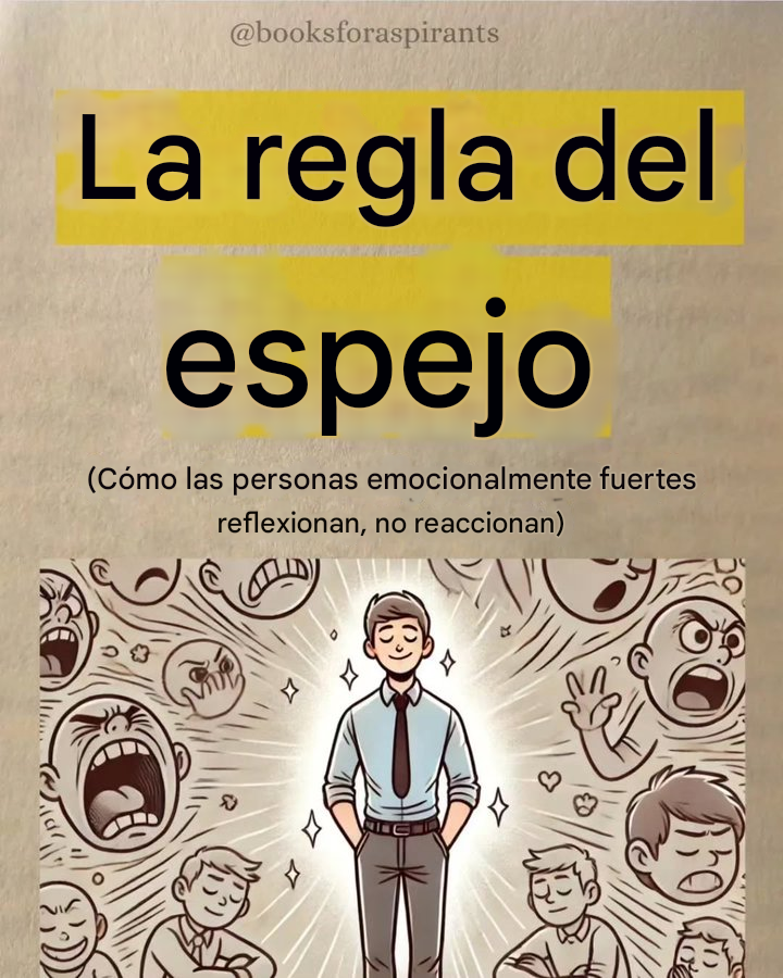 Paamee_Ortiz's tweet photo. La Regla del Espejo.  🧵

(Cómo las personas emocionalmente Fuertes reflejan, No reaccionan): https://t.co/iVT87228H9