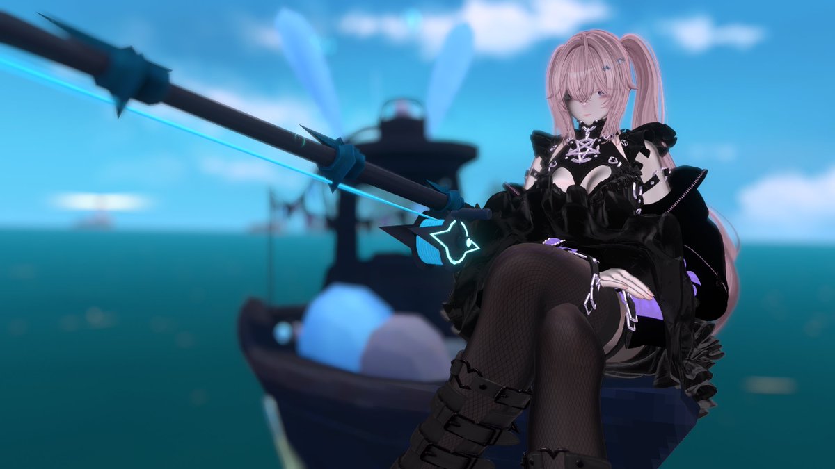 nagi1852775's tweet image. イベント限定スキン、うさみみボート入手記念写真

＃Fish
#VRChat