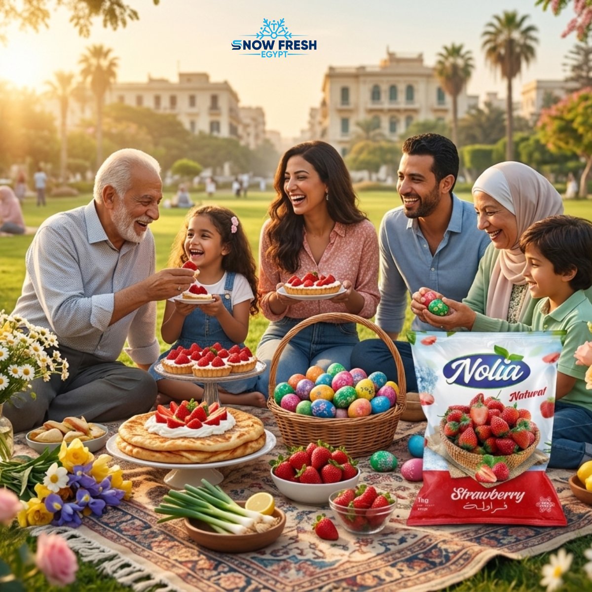 SnowFreshEgypt's tweet image. Happy Easter! 🍓🐰
Wishing you a joyful day filled with peace, hope, and happiness. 🐣🌷 
#frozen #easter #strawberry #fruits #iqf