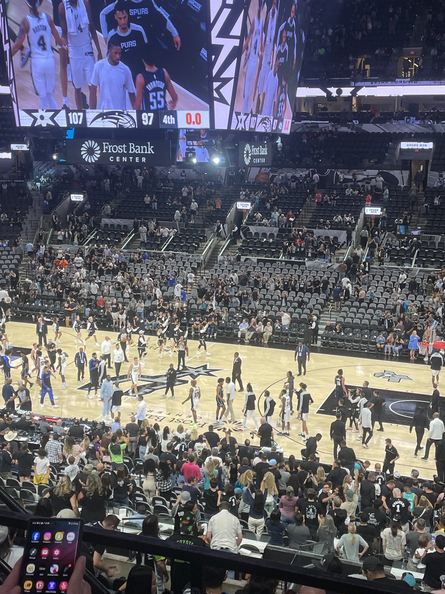 Spurstixplug's tweet image. 🚨 LAST REGULAR SEASON GAME 🚨

Spurs vs Nuggets TONIGHT 🏀🔥

🎟 2 tickets — Section 105 (prime lower level)
🅿️ 1 Parking Pass INCLUDED

Skip the fees. Best deal in this section — ready to move ASAP.

DM now before they’re gone ⏳🤝
#GOSPURSGO #PorVida #STP #SpursTickets