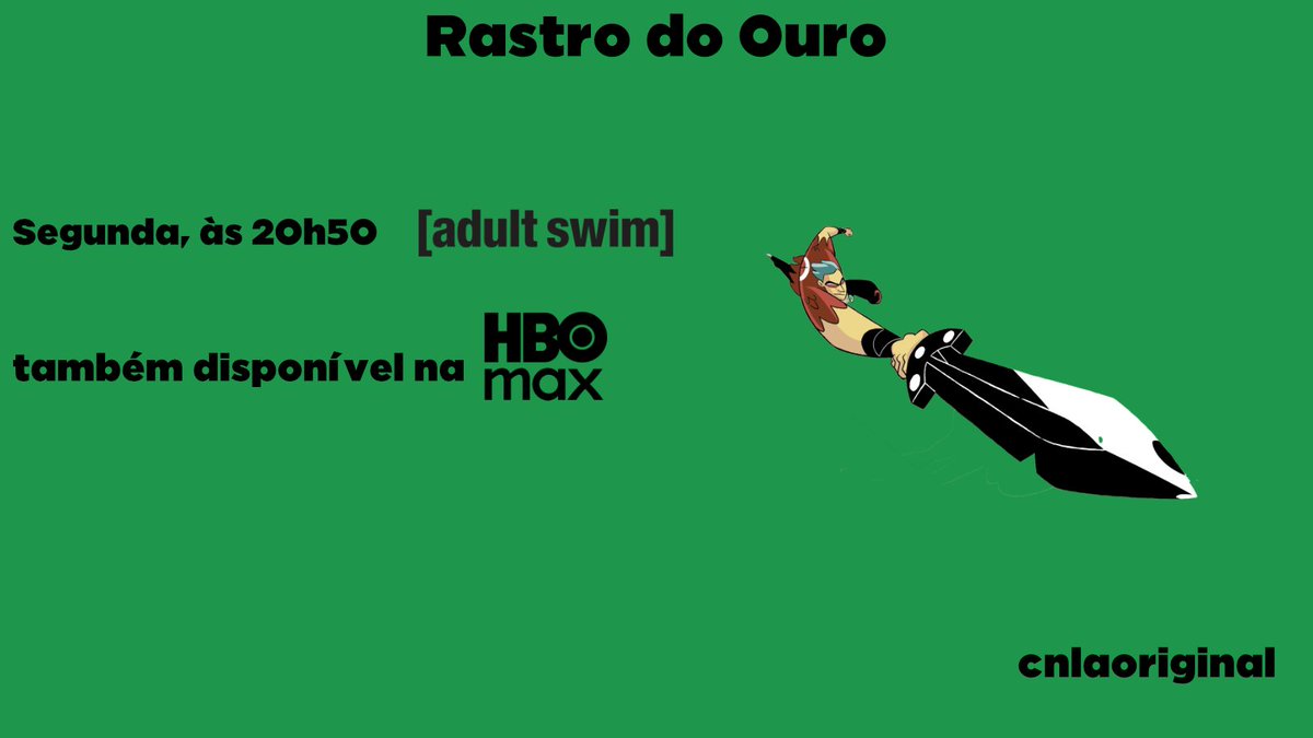 Vale tudo pelo ouro.

Rastro do Ouro, a primeira série do Adult Swim na América Latina, estreia nesta segunda (13), às 20h50 no Adult Swim e no mesmo dia, na HBO Max.