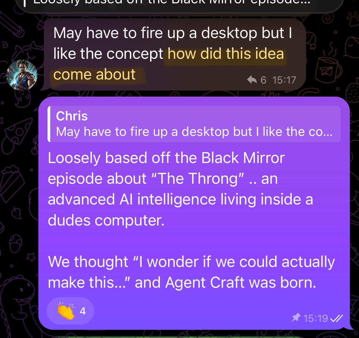 AgentCraft tweet media