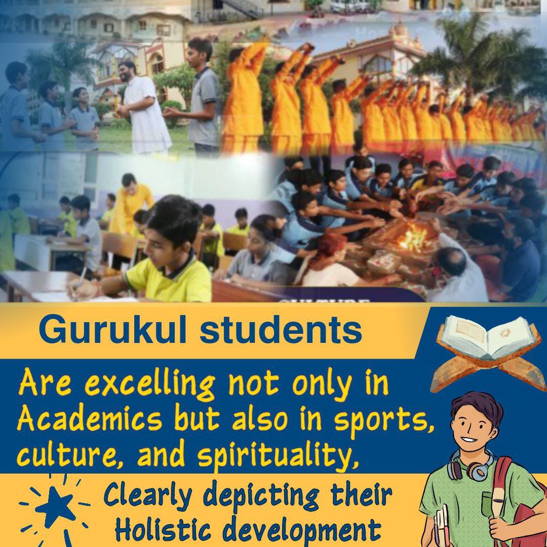 #SaveAsharamjiAshram
Gurukul Education हमारे भारत की पहचान है जो प्राचीन युग में भी प्रदान की जाती थी तब यह मैकाले की शिक्षा पद्धति नहीं होती थी।
Cultural Roots से अपने बच्चों को जोड़कर रखना है तो आश्रम के रक्षण में सबको आगे आना होगा।