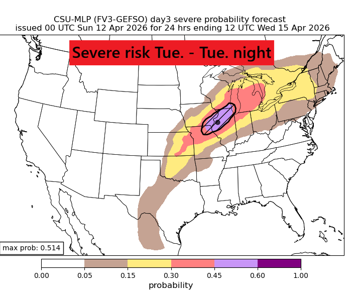 jessewalkerWTWO's tweet photo. Active weather pattern is now underway.  Here are the severe risk maps for Tuesday - Friday of this week.  I'll have plenty more updates this week and if severe weather develops in our area, I will be Live on FB.  In the meantime, enjoy the very nice weather today! https://t.co/nYgrrPkJxJ