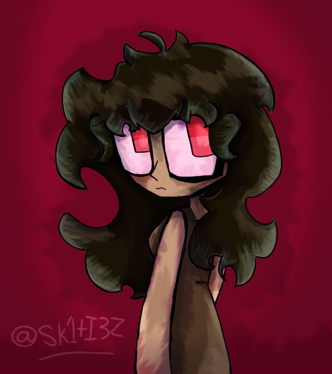 itz_sk1tI3z's tweet image. Zombie girl fanart 💚
#zamination #FazbearandFriends #fanart