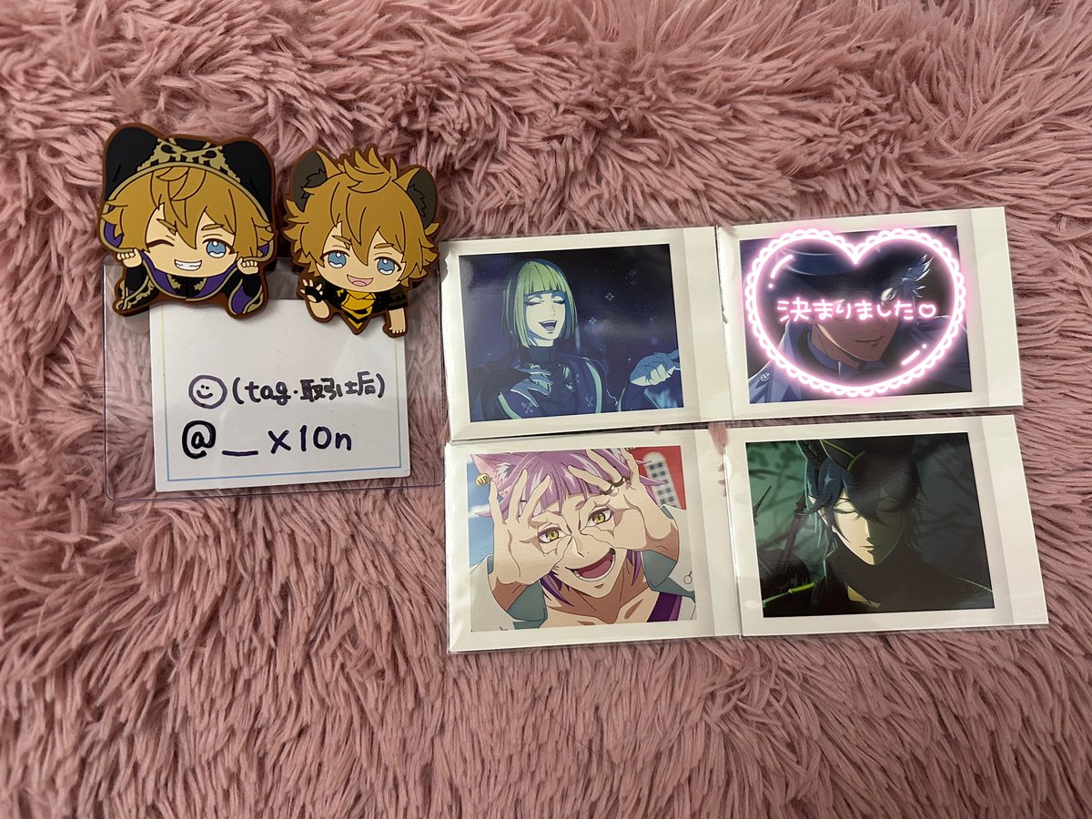 __x10n's tweet photo. 【交換】
ツイステ　アニメーション　ぱしゃこれ　

譲：ルーク　チェーニャ　マレウス

求：レオナ>>>ラギー 
(画像2枚目参照)

固定ポストご一読ください｡
郵送での交換希望｡(Yahoo!フリマ交換通しも可)
お心当たりのある方、DM又はリプをお待ちしております。 https://t.co/JQWmqz6iZE