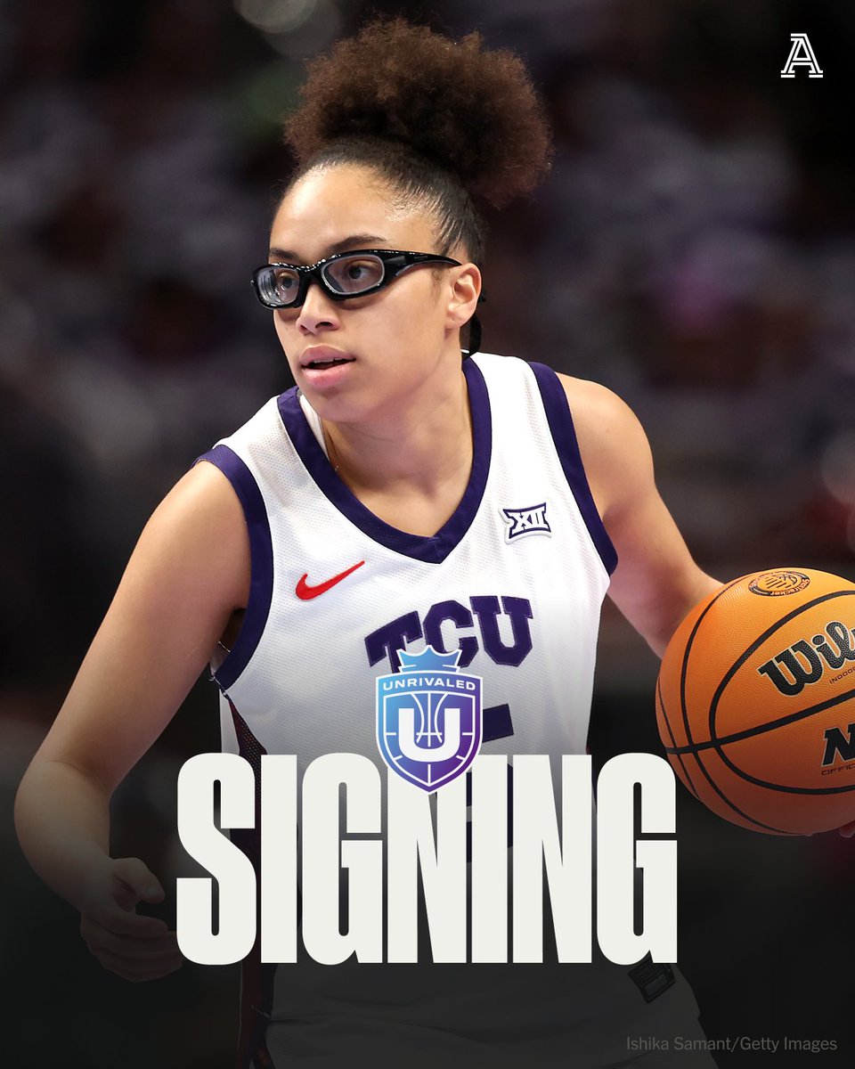 TheAthletic's tweet photo. Olivia Miles will be joining two professional basketball leagues this week.

The TCU star signed a multi-year deal with Unrivaled on Sunday. 

She's also one of 15 invitees to Monday’s WNBA Draft. https://t.co/1QQwrrsa6n