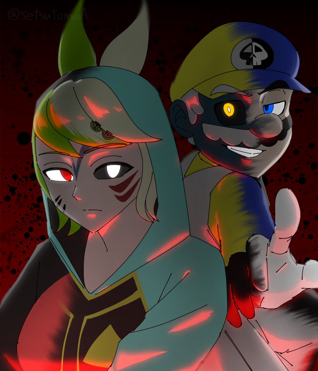 setsutomoA's tweet photo. Fierce Deity &amp; Negative 
#smg4 #smg4fanart #smg3 #smg4melony https://t.co/DyCf3kL5C6