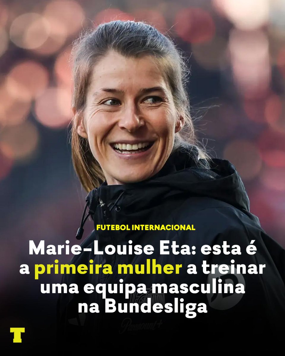 Marie-Louise Eta foi escolhida pelo Union Berlin, atual 11.º classificado do principal campeonato alemão, como treinadora principal da sua equipa masculina até ao final da época.  

Leia mais na Tribuna Expresso: tribuna.expresso.pt/futebol-intern…