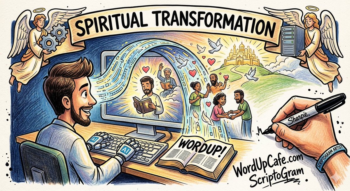 denmarjo's tweet image. Wordup! . . . Harnessing the power of AI for Kingdom purposes and #spiritual #transformation.

#WordUp #AI #FaithAndTech #Gemini