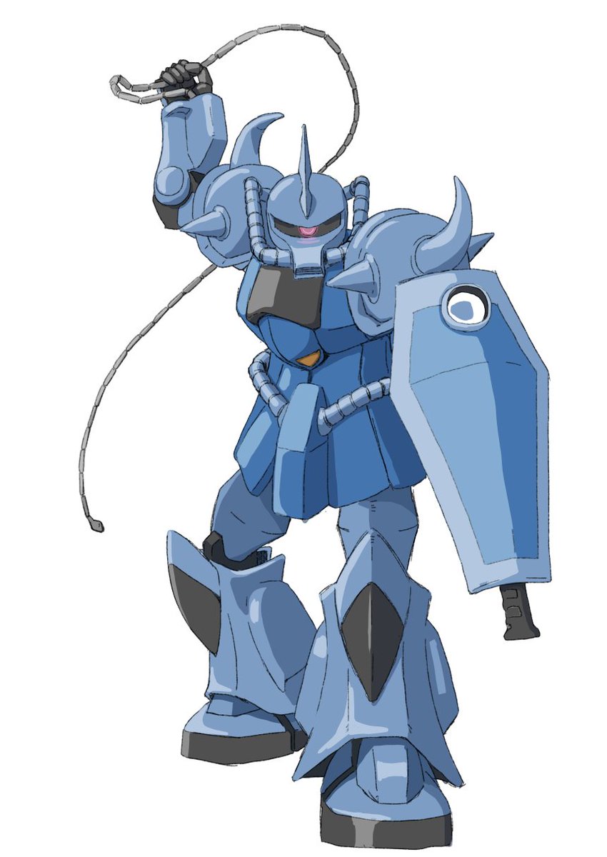 メカ練習お絵描き。ザクとは違うのだよ 