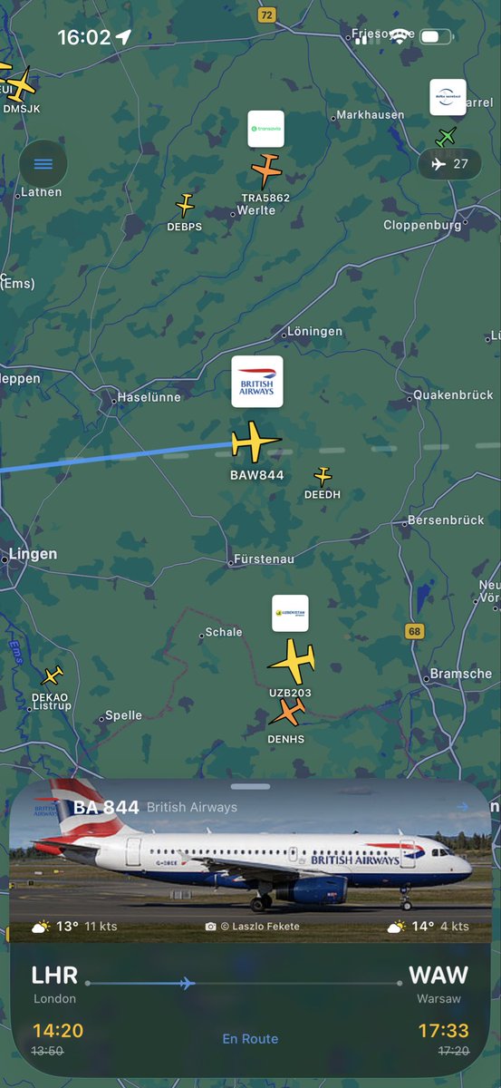 Lazzen's tweet photo. Contrail - Flight Tracker just passed 3000+ downloads 🛫
A free, ad-free flight tracker I built as a solo hobby project. No subscriptions, no accounts, no data collection. Just flight info the way it should be.
iOS live on the App Store, Android in closed beta. https://t.co/vDdugZ7teA