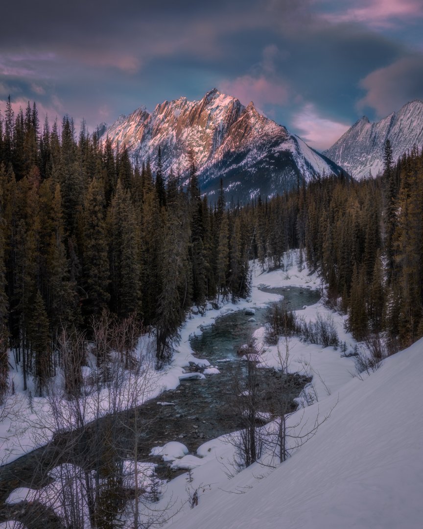 Evening light in Jasper