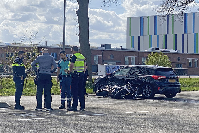 Motorrijder ernstig gewond bij ongeval in Kolham