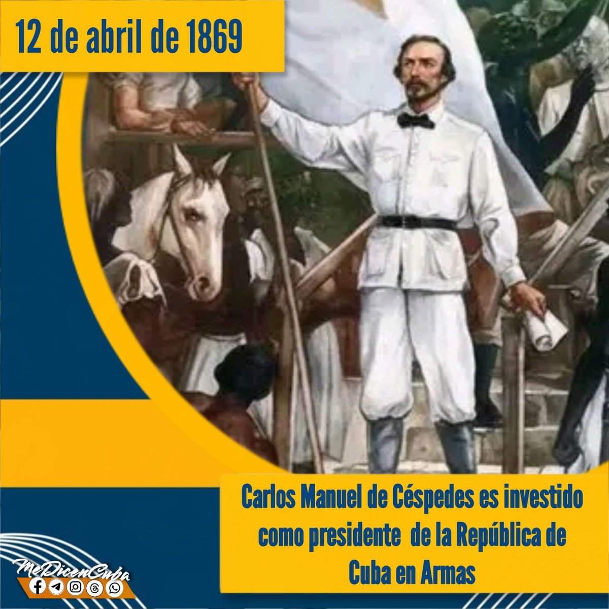 Así nacía la República.

Ya teníamos "Constitución" 
Ya teníamos "Presidente"
157 años después 
#ConMisPropiasManos 
Tenemos "Constitución"
Tenemos "Presidente" y se llama <a href="/DiazCanelB/">Miguel Díaz-Canel Bermúdez</a> 
#CubaViveEnSuHistoria
<a href="/cam_puertopadre/">CAM Puerto Padre</a>