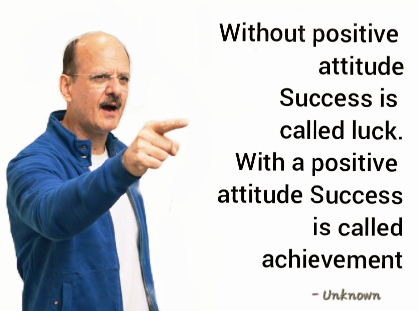 SanatThakkar's tweet image. Without a positive attitude, success is called luck. With a positive attitude, success is called achievement.
#quote Unknown ✍️ 
#ThinkBIGSundayWithMarsha 
#achievement #attitude 
#success