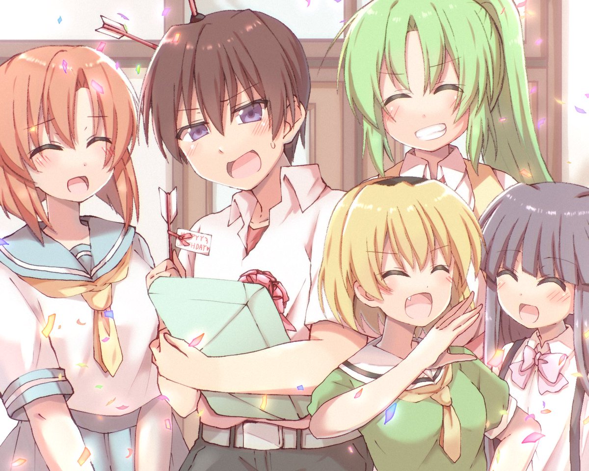 お誕生日おめでとう圭一🎁❤️✨
#前原圭一生誕祭2026 #前原圭一誕生祭2026 #ひぐらしFA