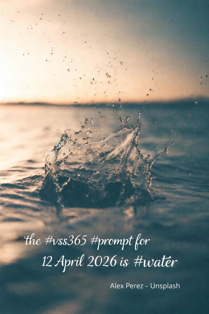 redsaid1's tweet image. Our bodies and the earth mostly consist of it. Some fear it, but we need it to live - or to drown. It separates us and keeps us apart. But we can cross it to explore, escape and reunite. It's a cognate in English and Afrikaans. The #vss365 #prompt for April 12, 2026 is #water