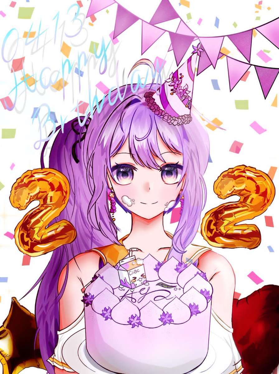 milk_riel's tweet photo. #aya_art 생일 추카행🥳🥳🎂🎂 https://t.co/aneEsYfRKj