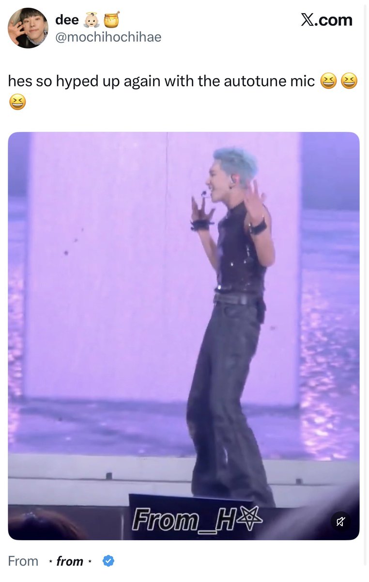 onlyUmyScenery's tweet photo. We know who is terrified of the live mic https://t.co/D2SlI3gMmM
